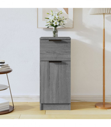 Sideboard Grey Sonoma 30x30x70 cm Engineered Wood