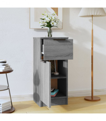 Sideboard Grey Sonoma 30x30x70 cm Engineered Wood