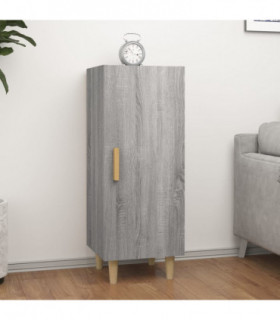 Sideboard Grey Sonoma 34.5x34x90 cm Engineered Wood