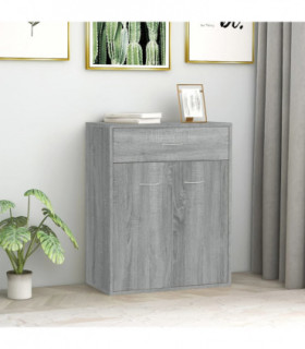 Sideboard Grey Sonoma 60x30x75 cm Engineered Wood
