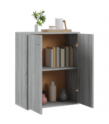 Sideboard Grey Sonoma 60x30x75 cm Engineered Wood