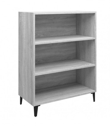 Sideboard Grey Sonoma 69.5x32.5x90 cm Engineered Wood