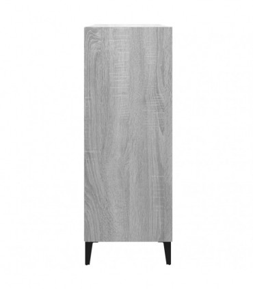 Sideboard Grey Sonoma 69.5x32.5x90 cm Engineered Wood
