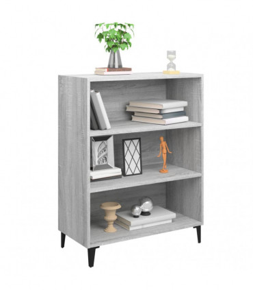 Sideboard Grey Sonoma 69.5x32.5x90 cm Engineered Wood