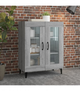 Sideboard Grey Sonoma 69.5x34x90 cm Engineered Wood