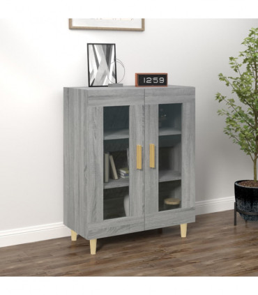 Sideboard Grey Sonoma 69.5x34x90 cm Engineered Wood