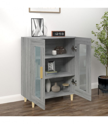 Sideboard Grey Sonoma 69.5x34x90 cm Engineered Wood
