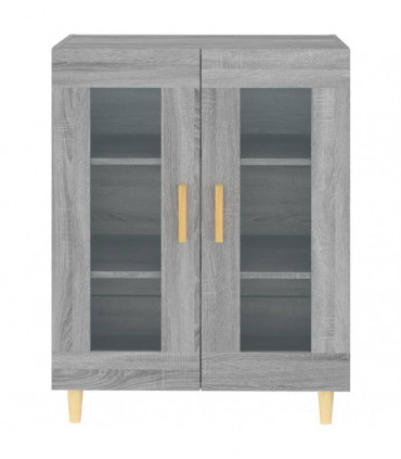 Sideboard Grey Sonoma 69.5x34x90 cm Engineered Wood