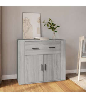 Sideboard Grey Sonoma 80x33x70 cm Engineered Wood