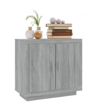 Sideboard Grey Sonoma 80x40x75 cm Engineered Wood