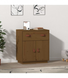 Sideboard Honey Brown 65.5x40x75 cm Solid Wood Pine
