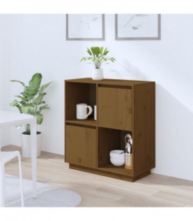 Sideboard Honey Brown 74x35x80 cm Solid Wood Pine