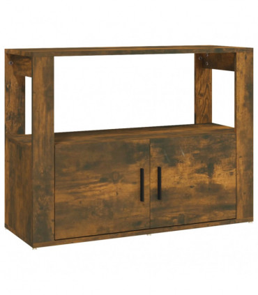 Sideboard Smoked Oak 80x30x60 cm Engineered Wood