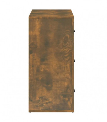 Sideboard Smoked Oak 80x33x70 cm Engineered Wood