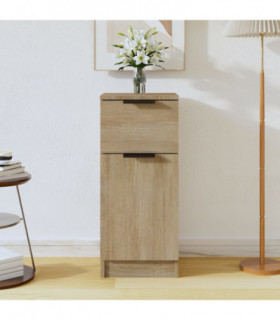 Sideboard Sonoma Oak 30x30x70 cm Engineered Wood