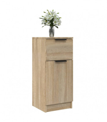 Sideboard Sonoma Oak 30x30x70 cm Engineered Wood
