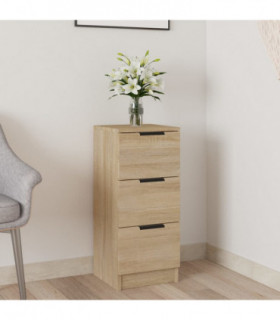 Sideboard Sonoma Oak 30x30x70 cm Engineered Wood