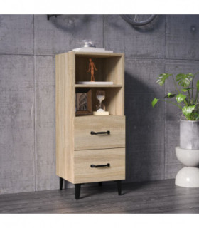 Sideboard Sonoma Oak 34.5x34x90 cm Engineered Wood