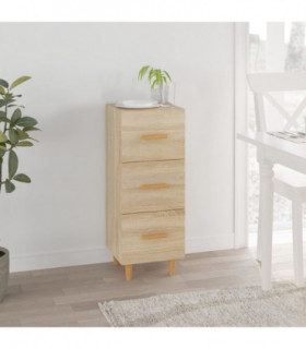 Sideboard Sonoma Oak 34.5x34x90 cm Engineered Wood