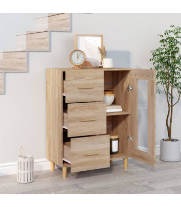 Sideboard Sonoma Oak 69,5x34x90 cm Engineered Wood