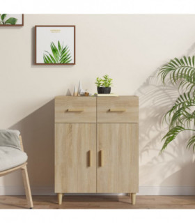 Sideboard Sonoma Oak 69.5x34x90 cm Engineered Wood