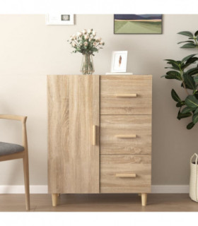 Sideboard Sonoma Oak 69.5x34x90 cm Engineered Wood