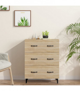 Sideboard Sonoma Oak 69.5x34x90 cm Engineered Wood