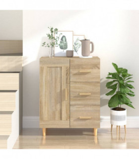 Sideboard Sonoma Oak 69.5x34x90 cm Engineered Wood