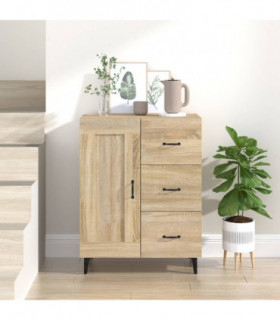 Sideboard Sonoma Oak 69.5x34x90 cm Engineered Wood