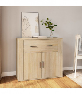 Sideboard Sonoma Oak 80x33x70 cm Engineered Wood