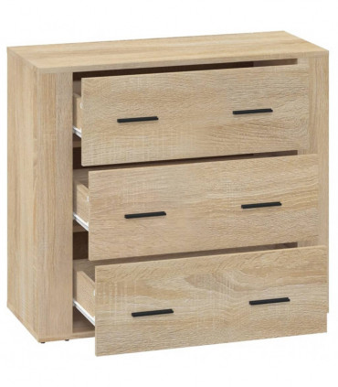 Sideboard Sonoma Oak 80x33x70 cm Engineered Wood