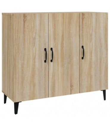 Sideboard Sonoma Oak 90x34x80 cm Engineered Wood