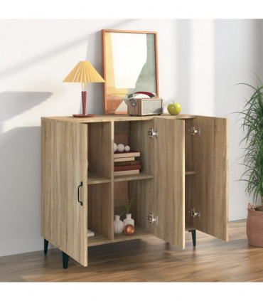 Sideboard Sonoma Oak 90x34x80 cm Engineered Wood