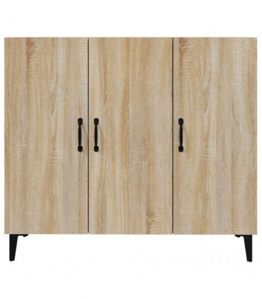 Sideboard Sonoma Oak 90x34x80 cm Engineered Wood