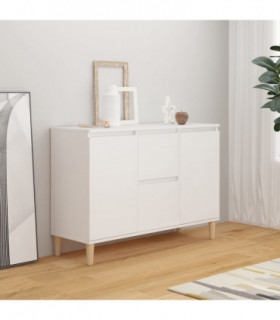 Sideboard White 103.5x35x70 cm Chipboard