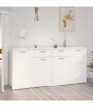 Sideboard White 160x36x75 cm Engineered Wood