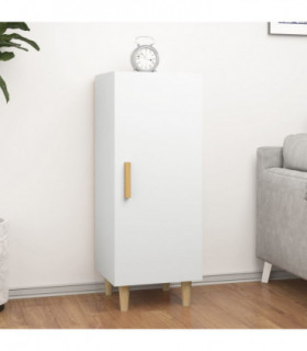 Sideboard White 34.5x34x90 cm Engineered Wood