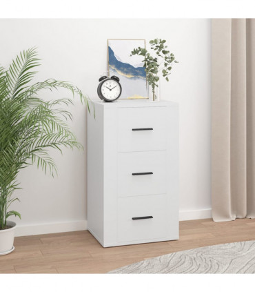 Sideboard White 40x33x70 cm Engineered Wood