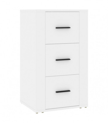 Sideboard White 40x33x70 cm Engineered Wood