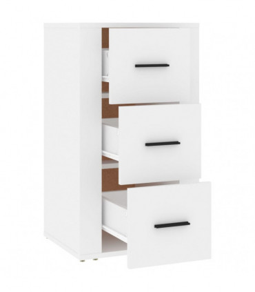 Sideboard White 40x33x70 cm Engineered Wood