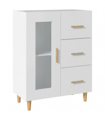 Sideboard White 69,5x34x90 cm Engineered Wood