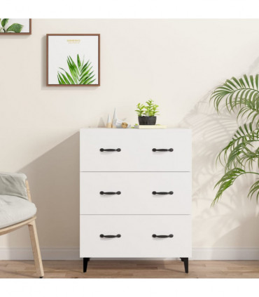 Sideboard White 69.5x34x90 cm Engineered Wood