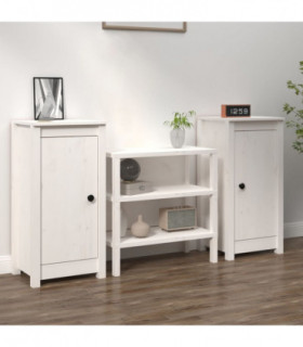 Sideboards 2 pcs White 40x35x80 cm Solid Wood Pine