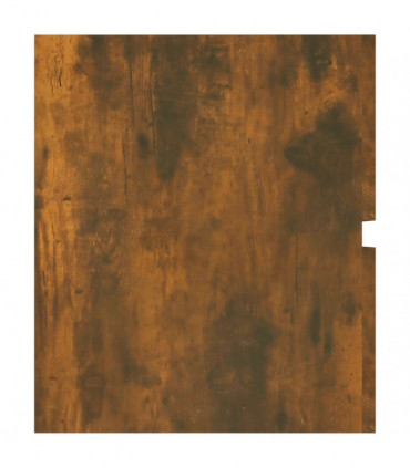 Sink Cabinet Smoked Oak 100x38.5x45 cm Engineered Wood