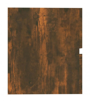 Sink Cabinet Smoked Oak 60x38.5x45 cm Engineered Wood