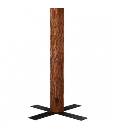 Slim Christmas Tree with Real Wood and White Snow Green 180 cm