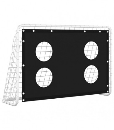Soccer Goal Training Net Steel 184x61x122 cm