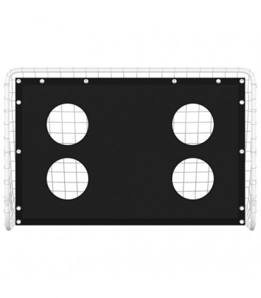 Soccer Goal Training Net Steel 184x61x122 cm