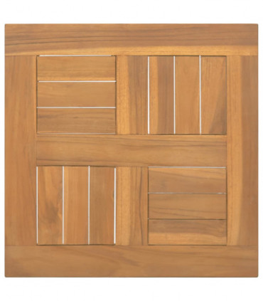 vidaXL Square Table Top 40x40x2.5 cm Solid Wood Teak
