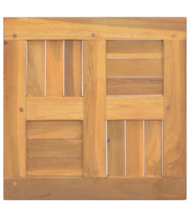 vidaXL Square Table Top 40x40x2.5 cm Solid Wood Teak